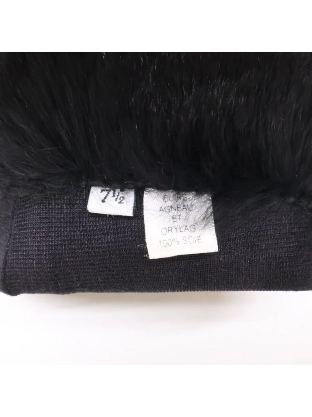 Chanel CC Logo Rabbit Fur Sheep Leather Gloves
